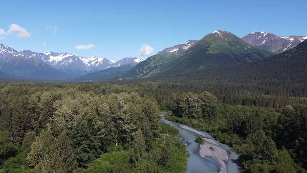 Glacier Creek by Iditarod Trail