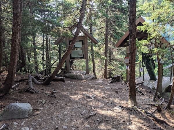  Entrance to the Hand Tram on the Lower Winner Creek Trail 