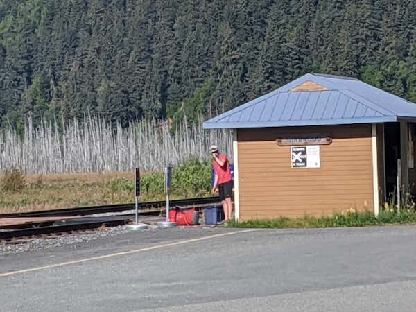  Girdwood Rail Depot for Alaska Railroad 