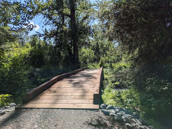  Girdwood Parks and Recreation bridge on Lower Iditarod Trail 