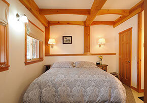  A bedroom in the cottage 