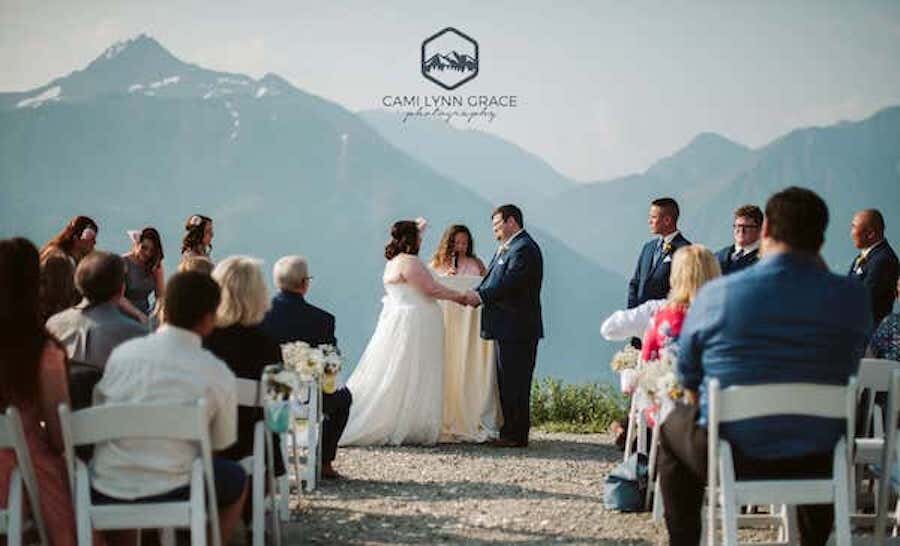  A wedding on a mountain top photographed by Cami Lynn Grace Photography 