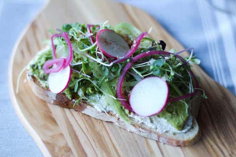  Avacodo Toast from the Pond Restaurant in Hotel Alyeska 