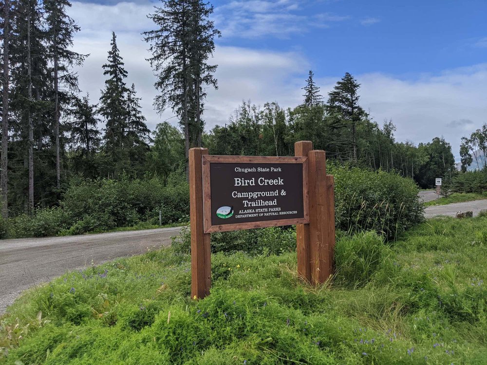 Bird Creek RV Sign 