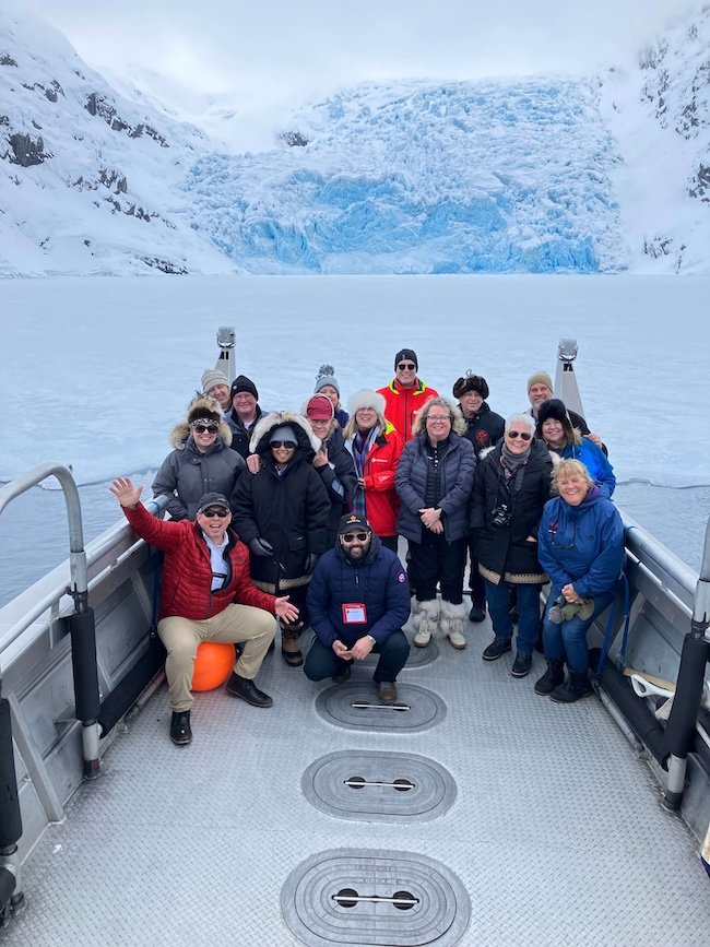  Passengers on a tour with Lazy Otter Charters  