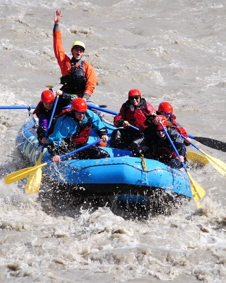  White water rafting with Nova Alaska Guides 