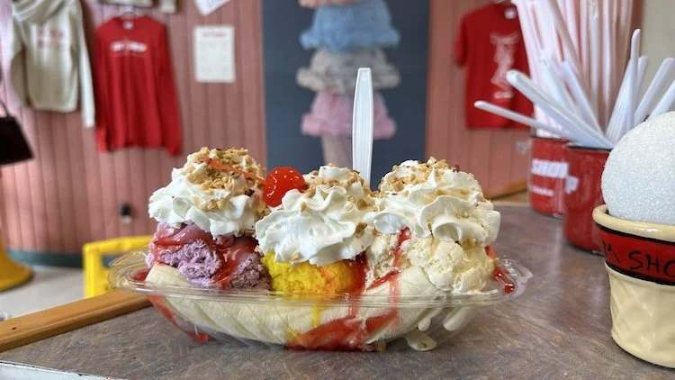 Banana Split from The Ice Cream Shop