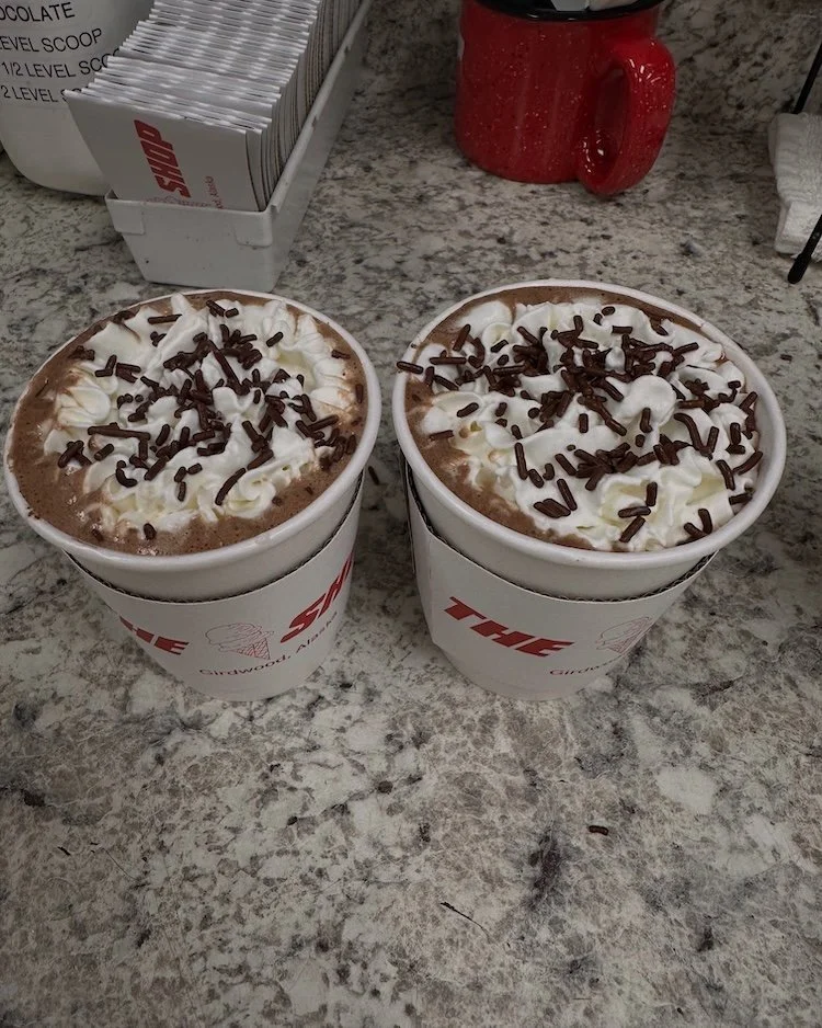 Hot Chocolate Drink from The Ice Cream Shop