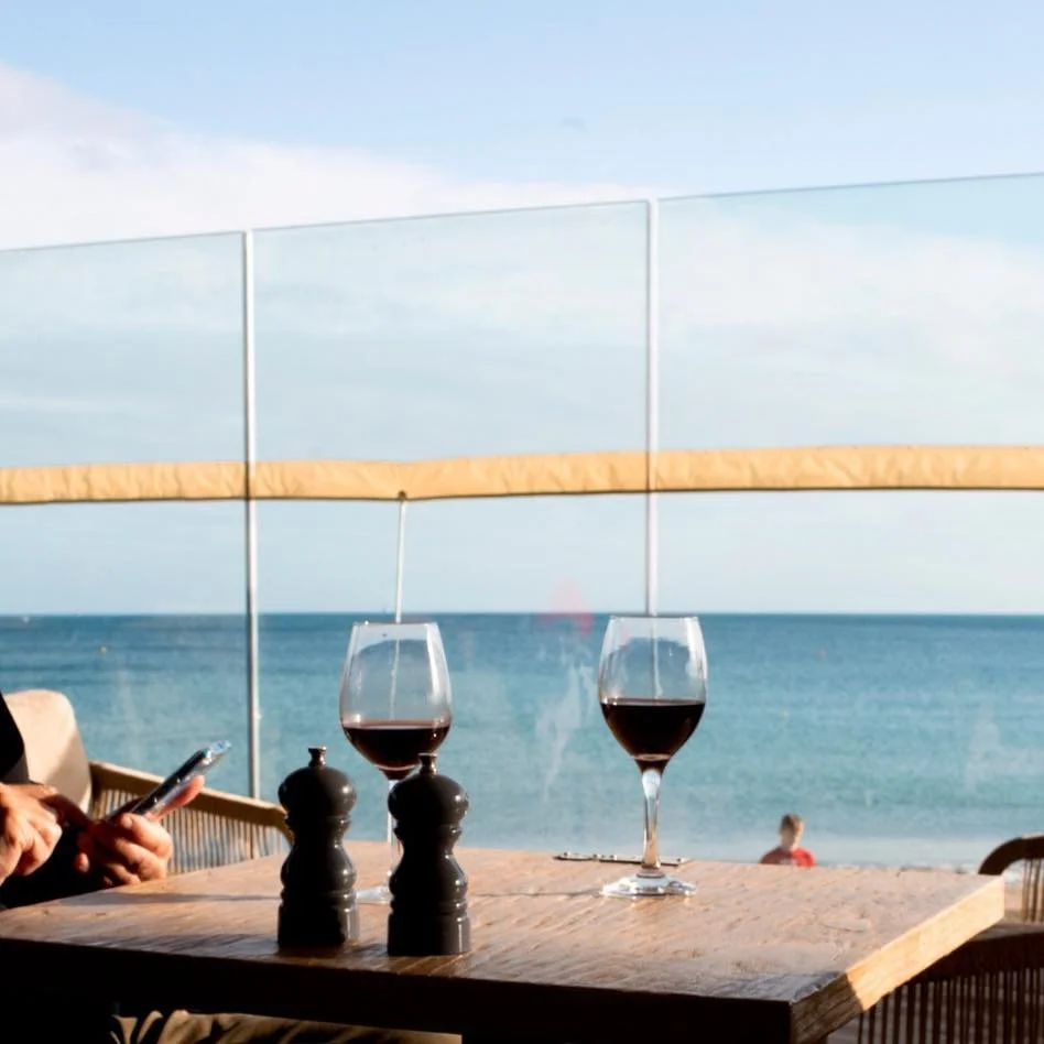 Evenings are slowly getting a little lighter, and fingers crossed, a little drier very soon&hellip; 🌤️

Until then, you can always find a cosy spot beneath our parasols and rain screens &mdash; the perfect place to wash away the day with a glass of 