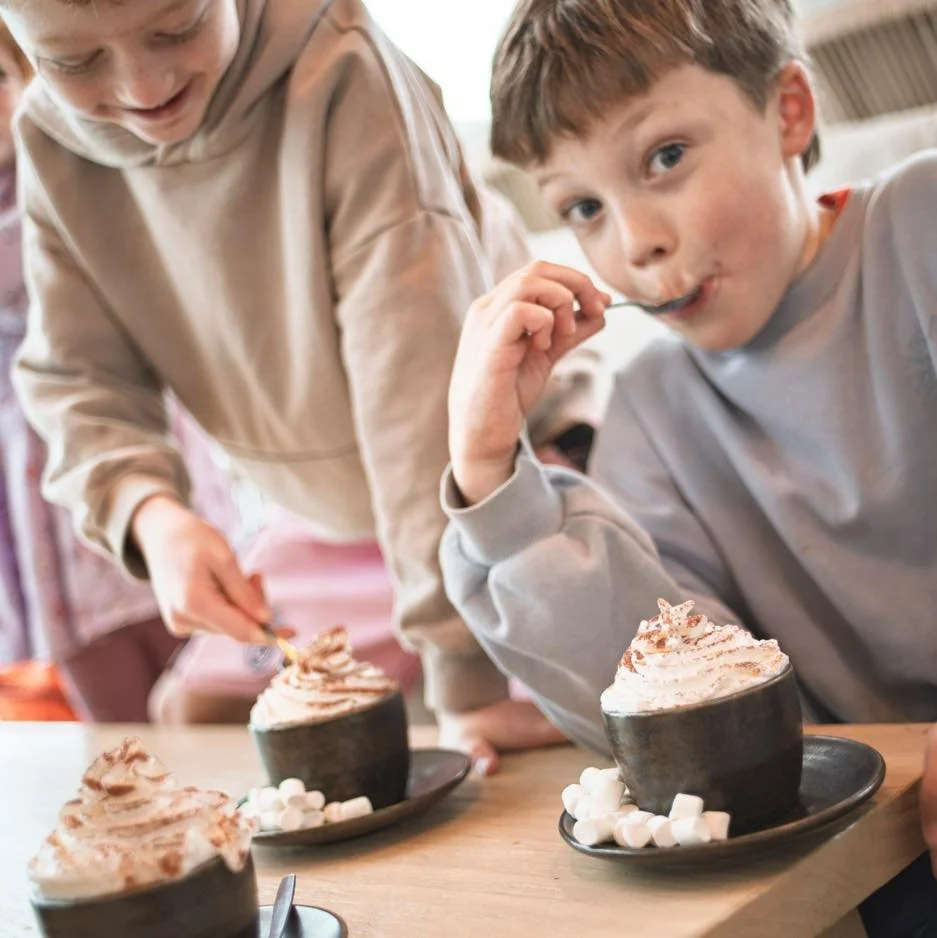 Half-term treats by the beach 🌊☕️

Little hands, big smiles, and mugs piled high with hot chocolate, whipped cream, and marshmallows 🍫🤍

Bring the family down, warm up, and make some delicious memories with us this half term 🌟

#easterbythesea #g