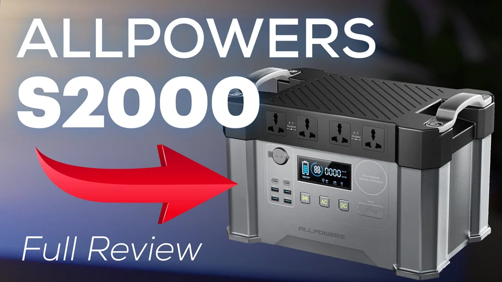 ALLPOWERS S2000 Solar Generator Review  tdcat.com