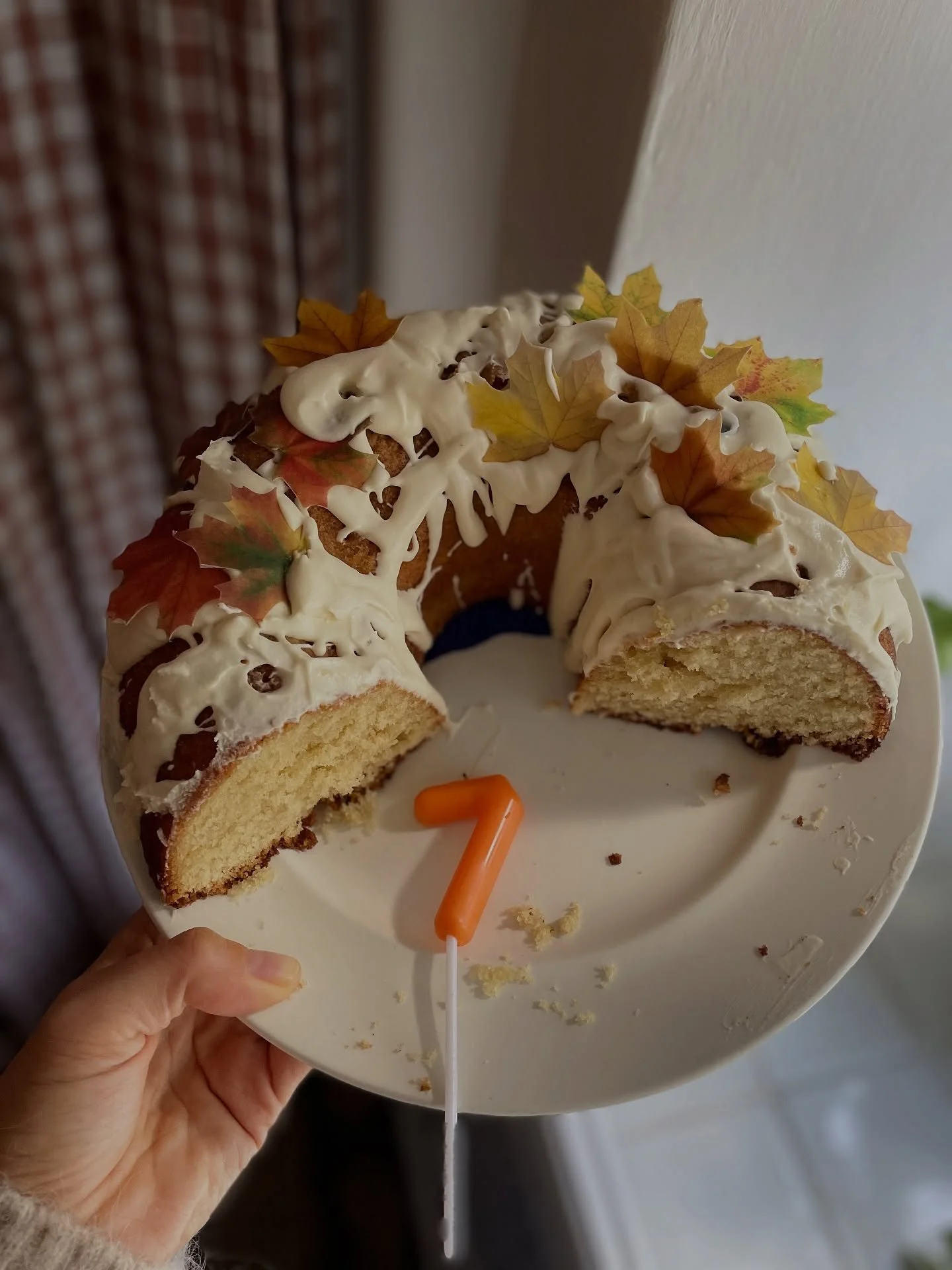 Baked my first bundt cake for my autumn baby 🍁🥮