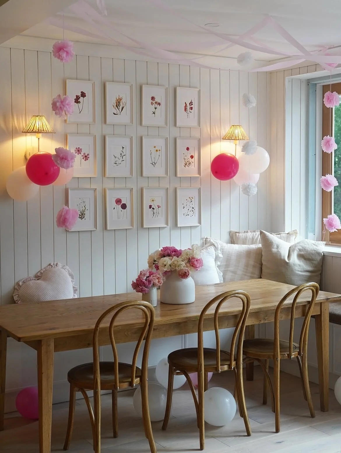 From babies&rsquo; first birthdays to bathrooms, these photos of the herbarium print set keep delighting me. 12 fine art prints of real pressed flowers on beautiful Italian textured paper, they look sweet as a herbarium flower wall, or dotted around 