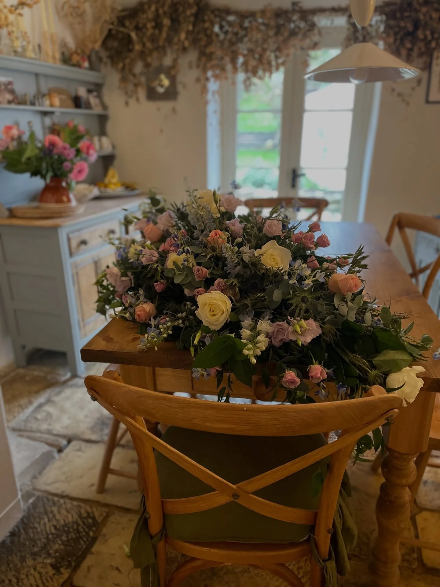 I never met my friend&rsquo;s dad, but when she asked me to preserve the flowers from his celebration of life yesterday, it felt serendipitous. I&rsquo;d been on a walk up the hill and through the trees, listening to Nick Cave&rsquo;s Train Dreams on