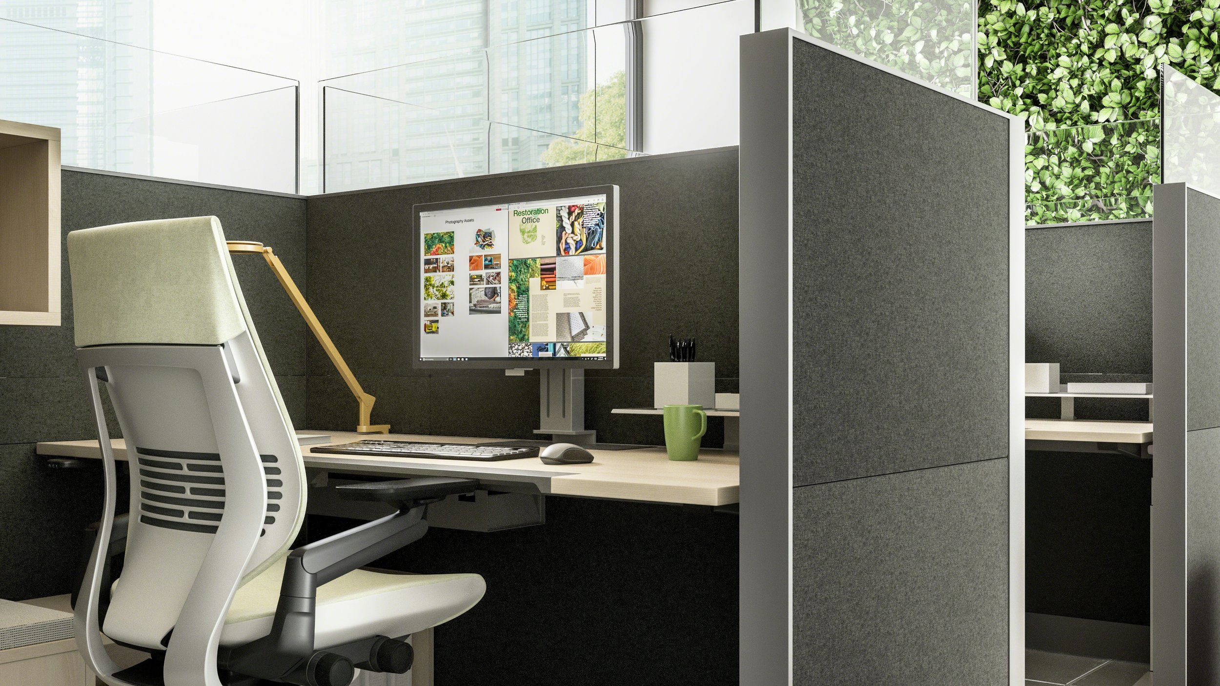 Steelcase Answer with Height-Adjustable Table