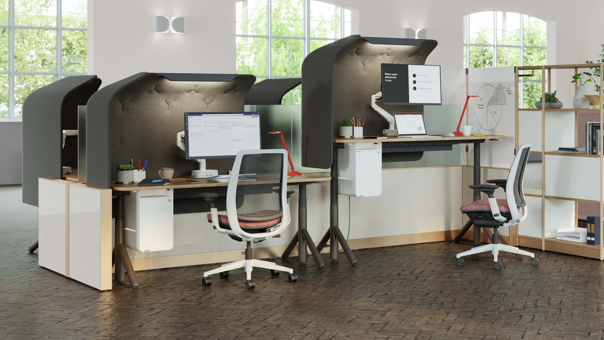 Steelcase Flex with Amia Seating