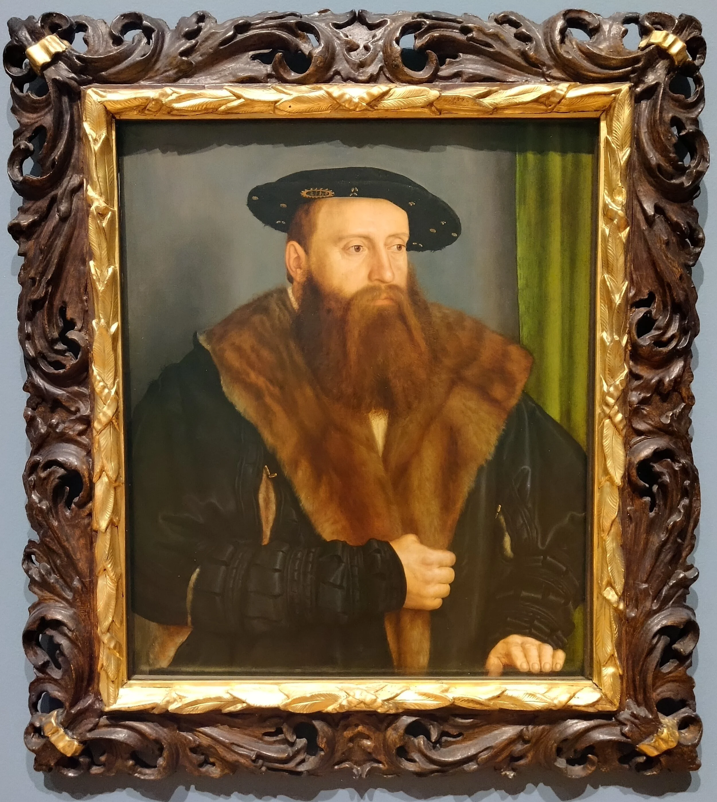 C- painting covered  Title: Duke Ludwig X of Bavaria  Artist: Barthel Beham  Private