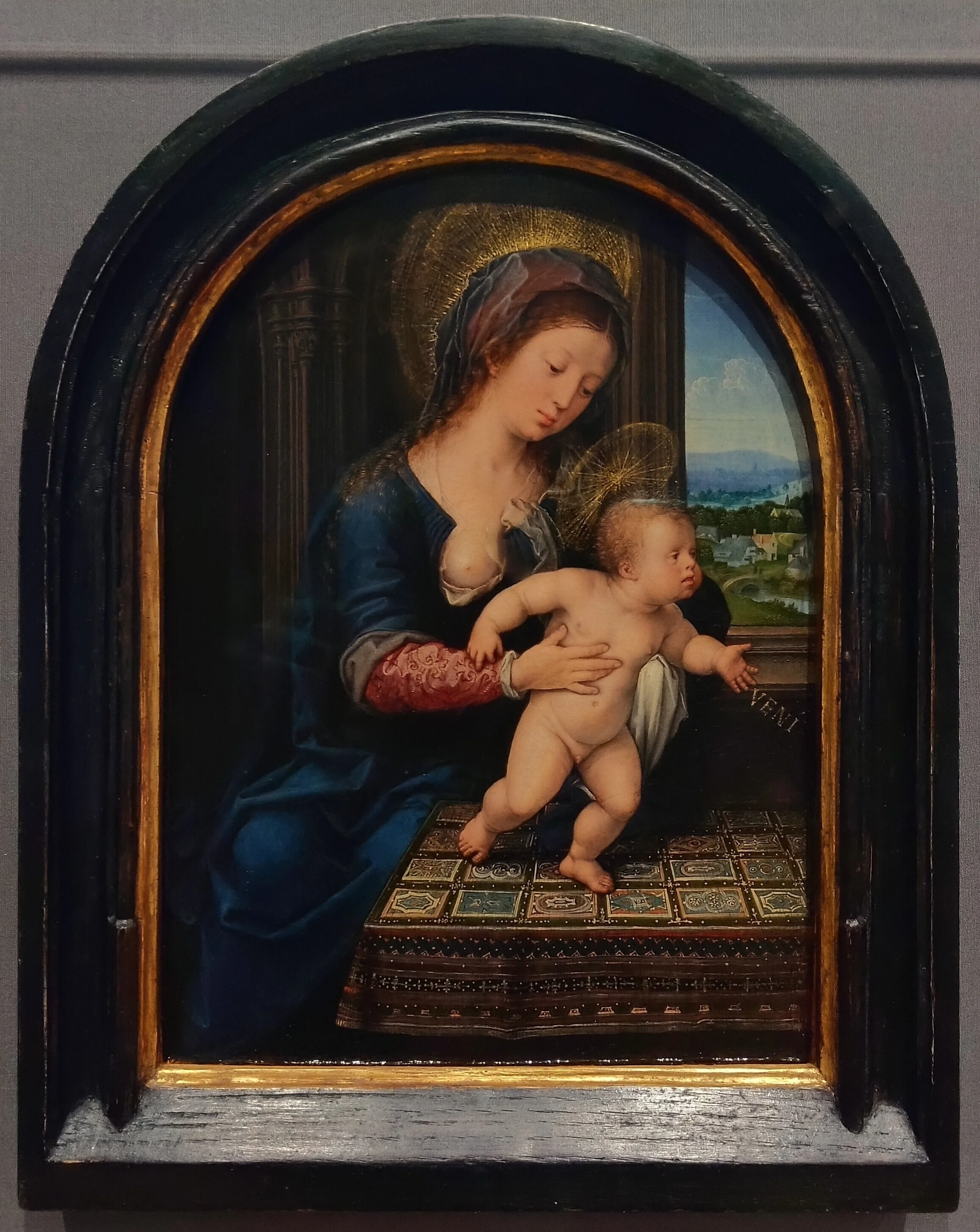 L- all covered  Title: The Virgin and Child  Artist: Bernard van Orley  #28531