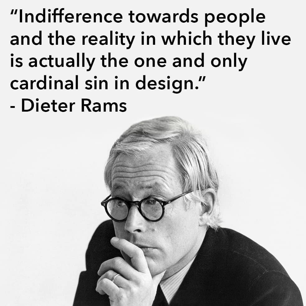 Reflecting on the incredible work of Dieter Rams, one the greatest industrial designers in history.  Dieter Rams is known for his dedicated career at Braun and his work with Vitsoe. What's your favourite Dieter Rams designed product? 

#architectural