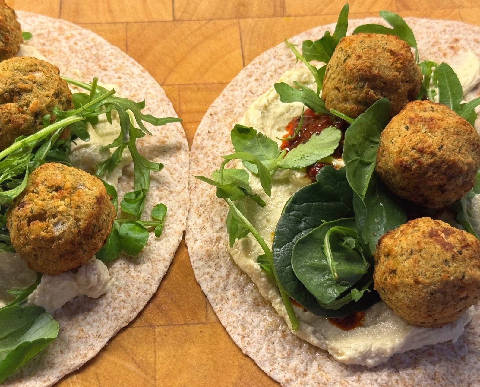Falafel wraps