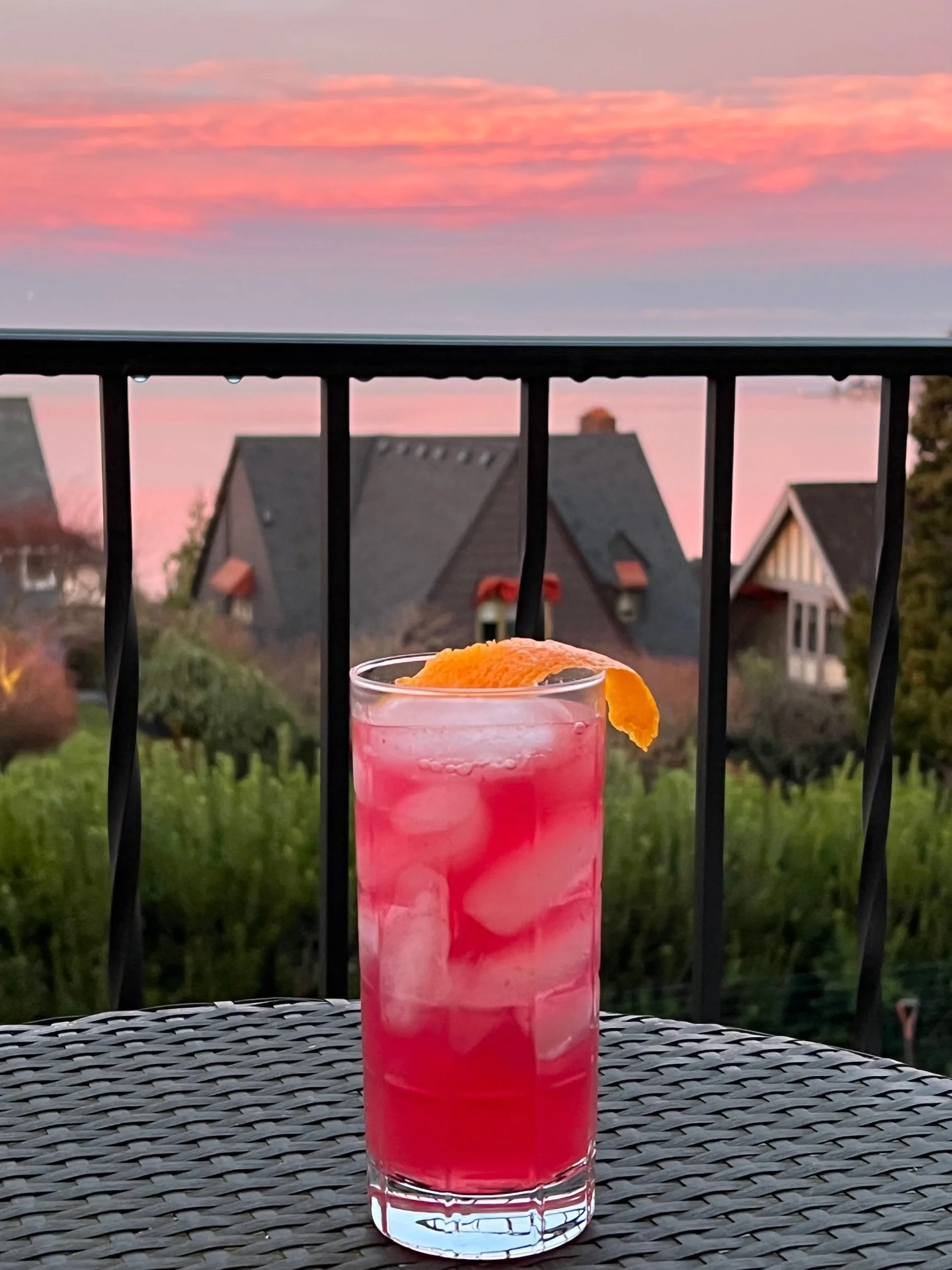 Spiced Blood Orange Shrub &amp; Soda