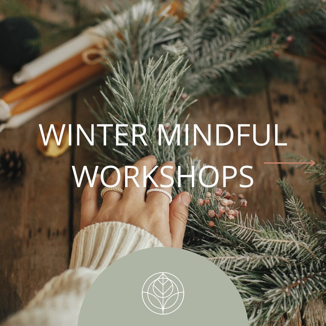 Winter Mindful Workshops 🧡

Did you know we co-host mindful workshops throughout the year? 

This Sunday we have two mindful workshops running alongside our Christmas Conscious Market one with the very talented @hollie_berries_flowers and the second