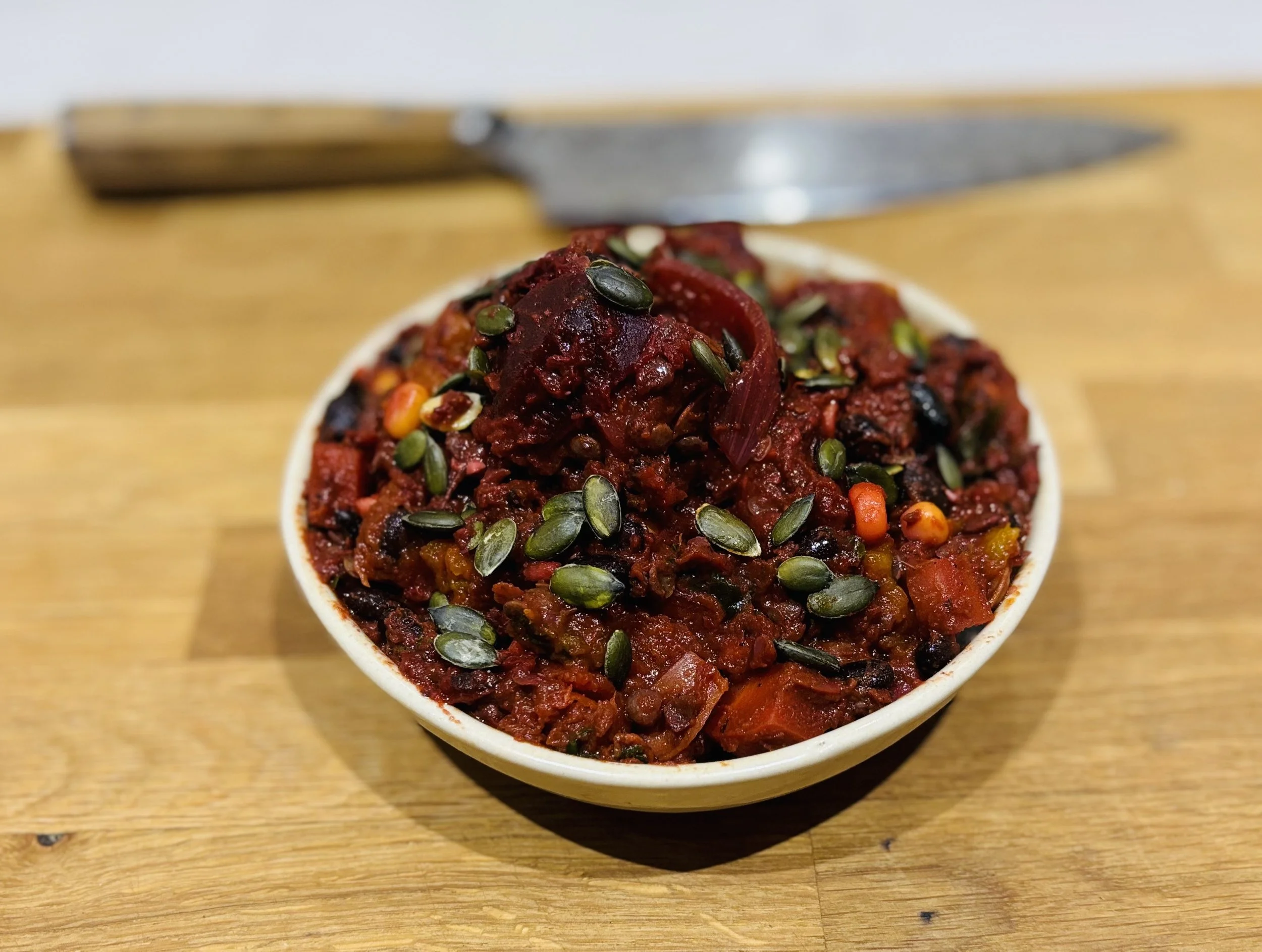 Pumpkin & Beetroot Chilli