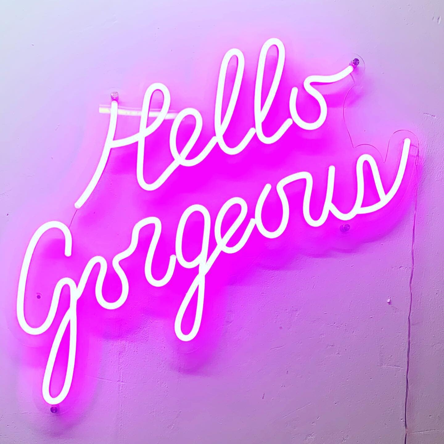 Happy bank holiday! #hellogorgeous #bankholiday #ledneon #neonsigns