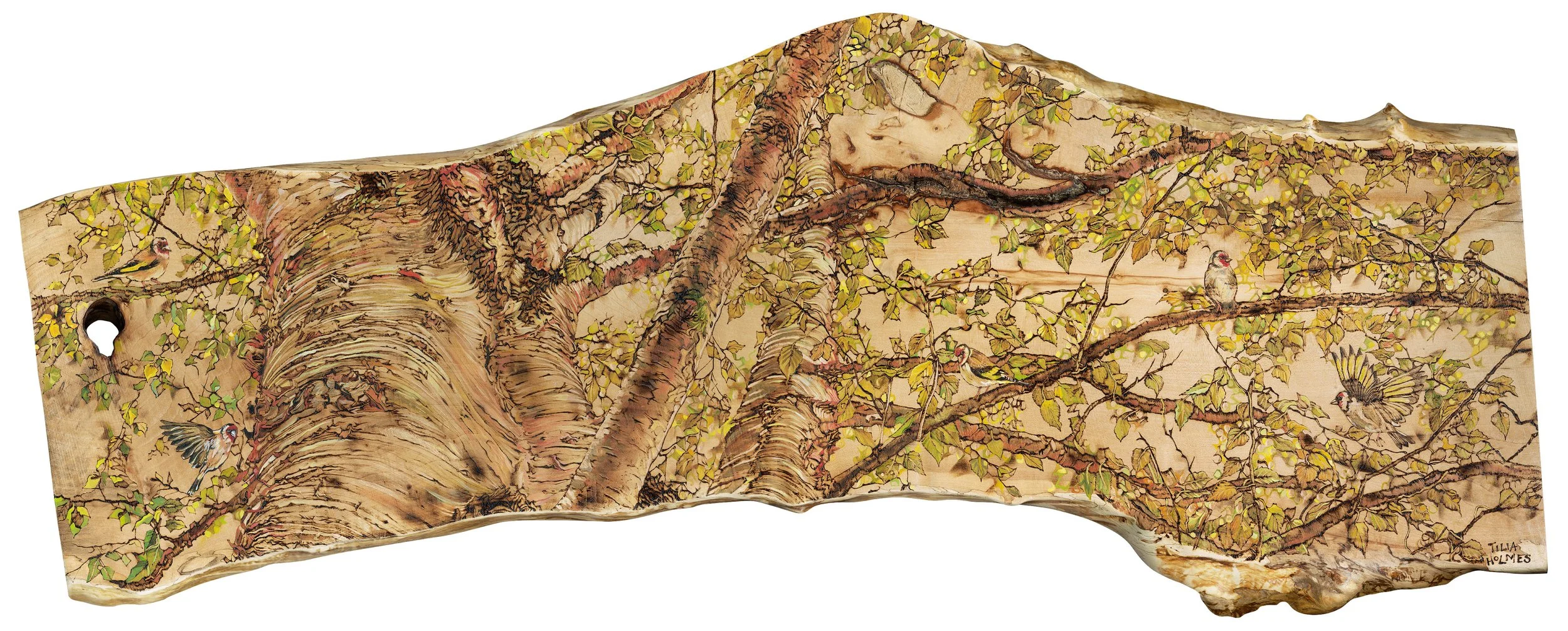 Golden-Paper-Birch-Pyrography-oil-painting-woodart.jpg