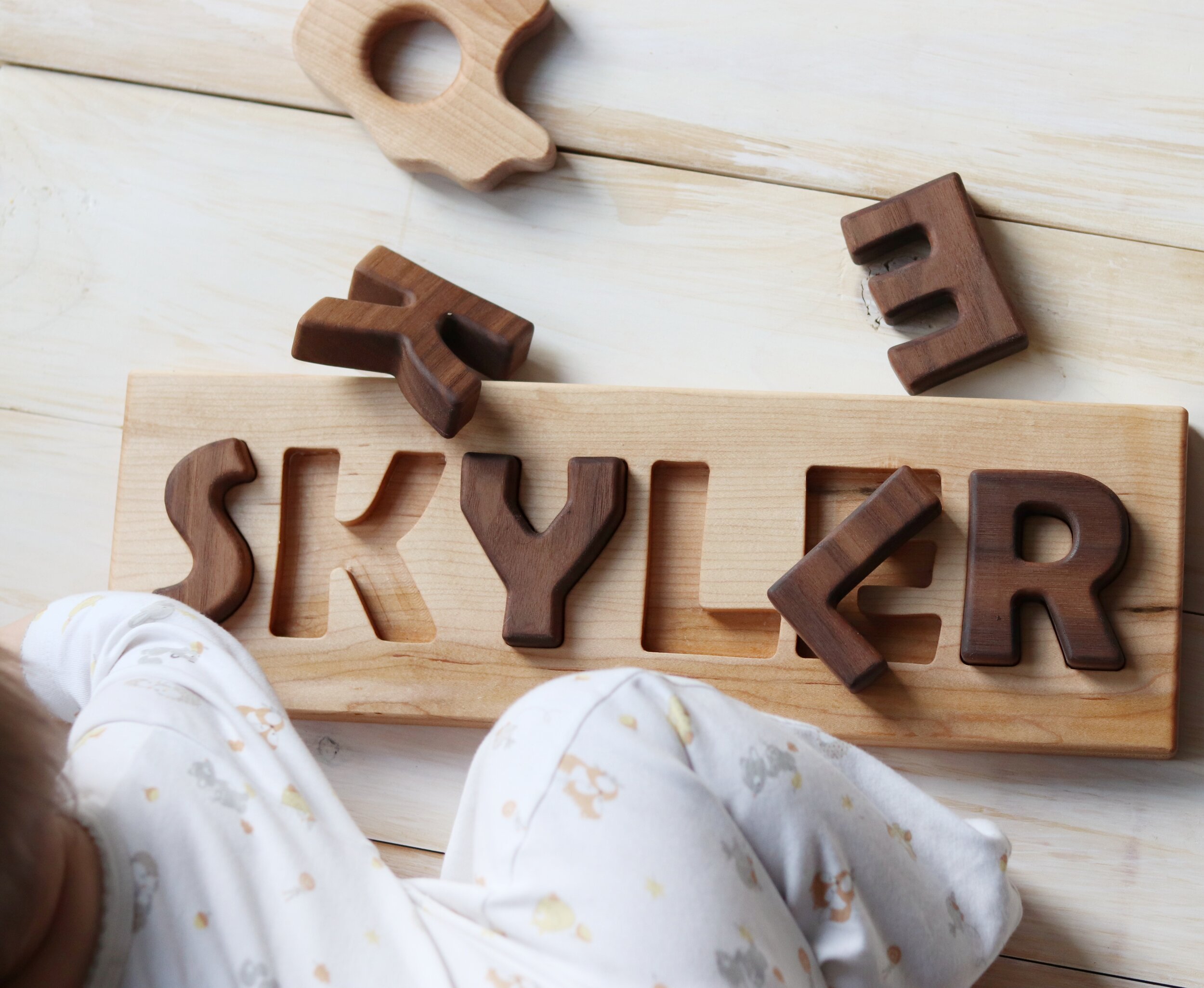 Custom Wooden Name Puzzle