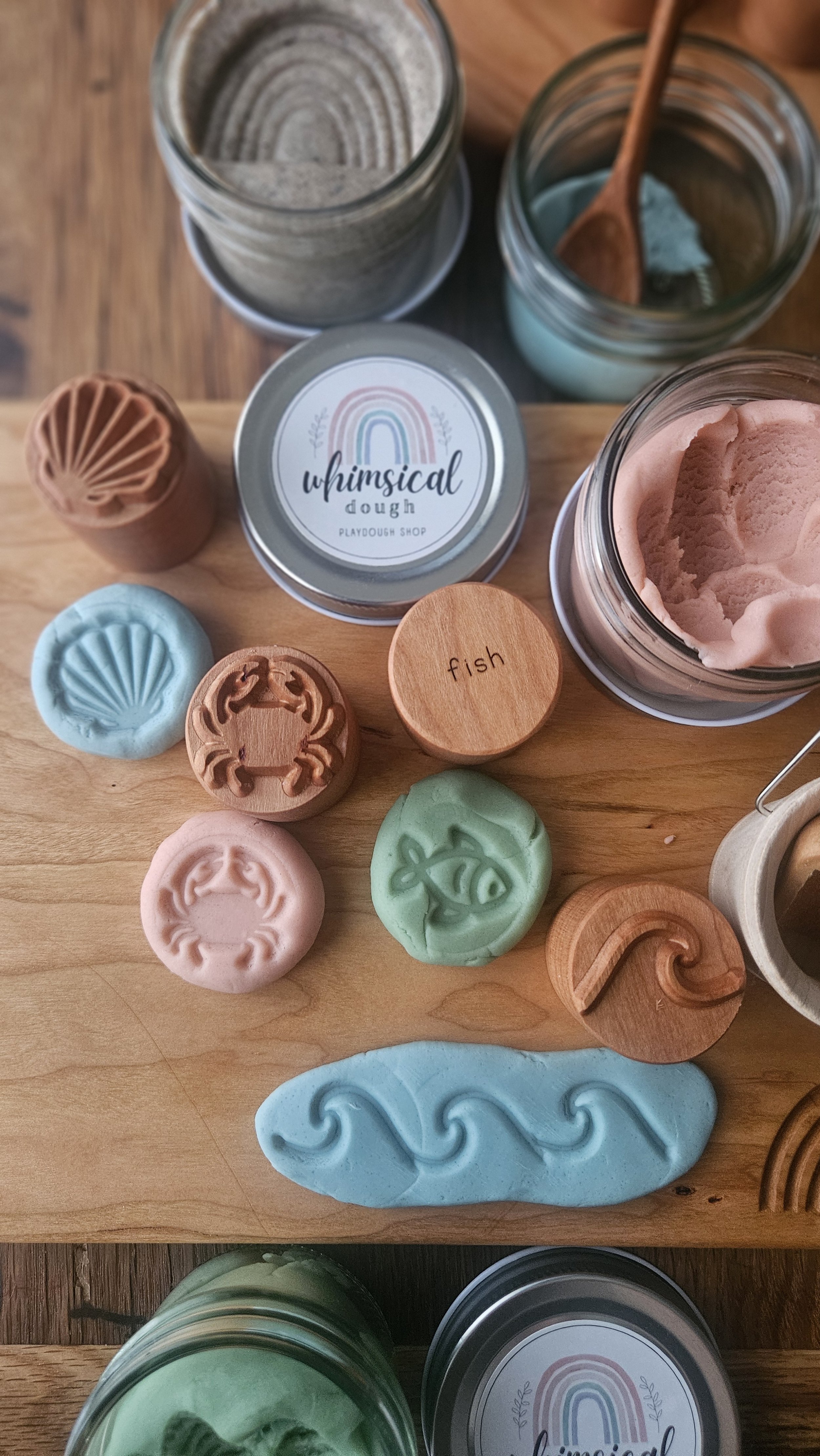 Ocean Playdough Stamp Set