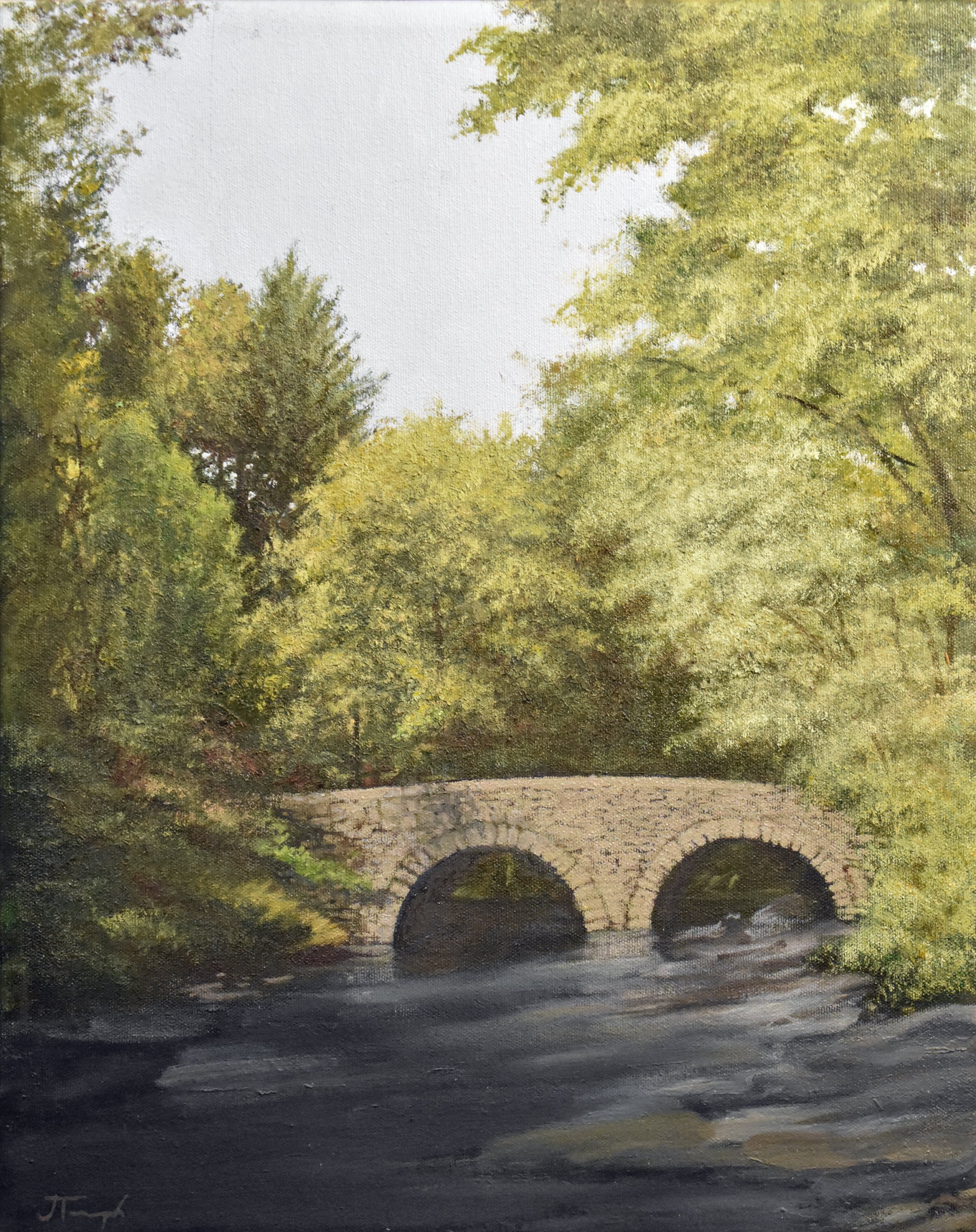 Tusten Stone Arch Bridge, 14" x 18"