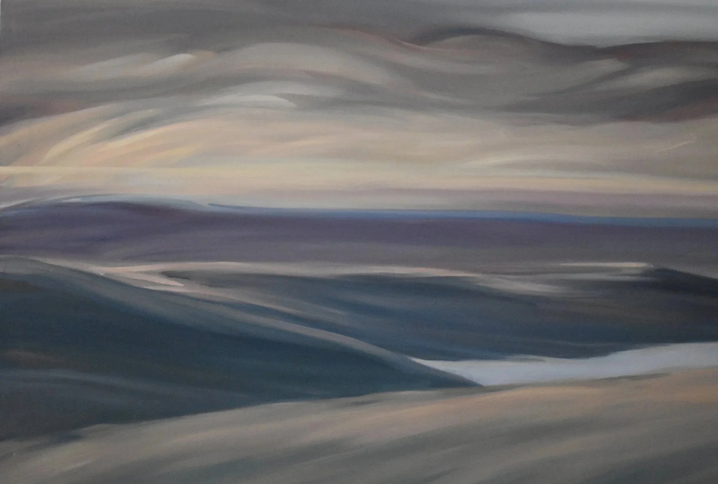Rolling Hills, 28" x 40".... Sold