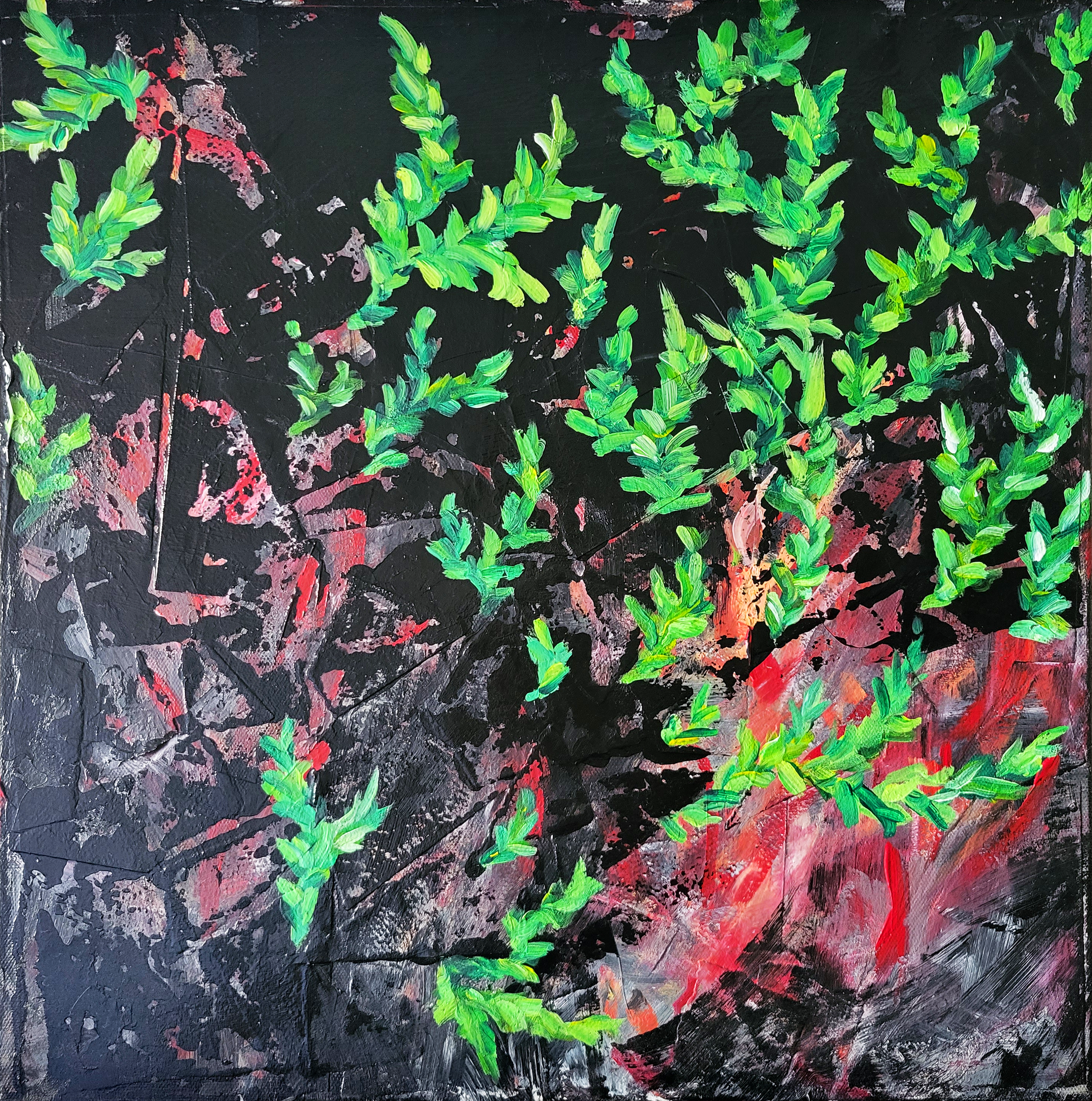 VOLCANIC // 18"W x 18"H