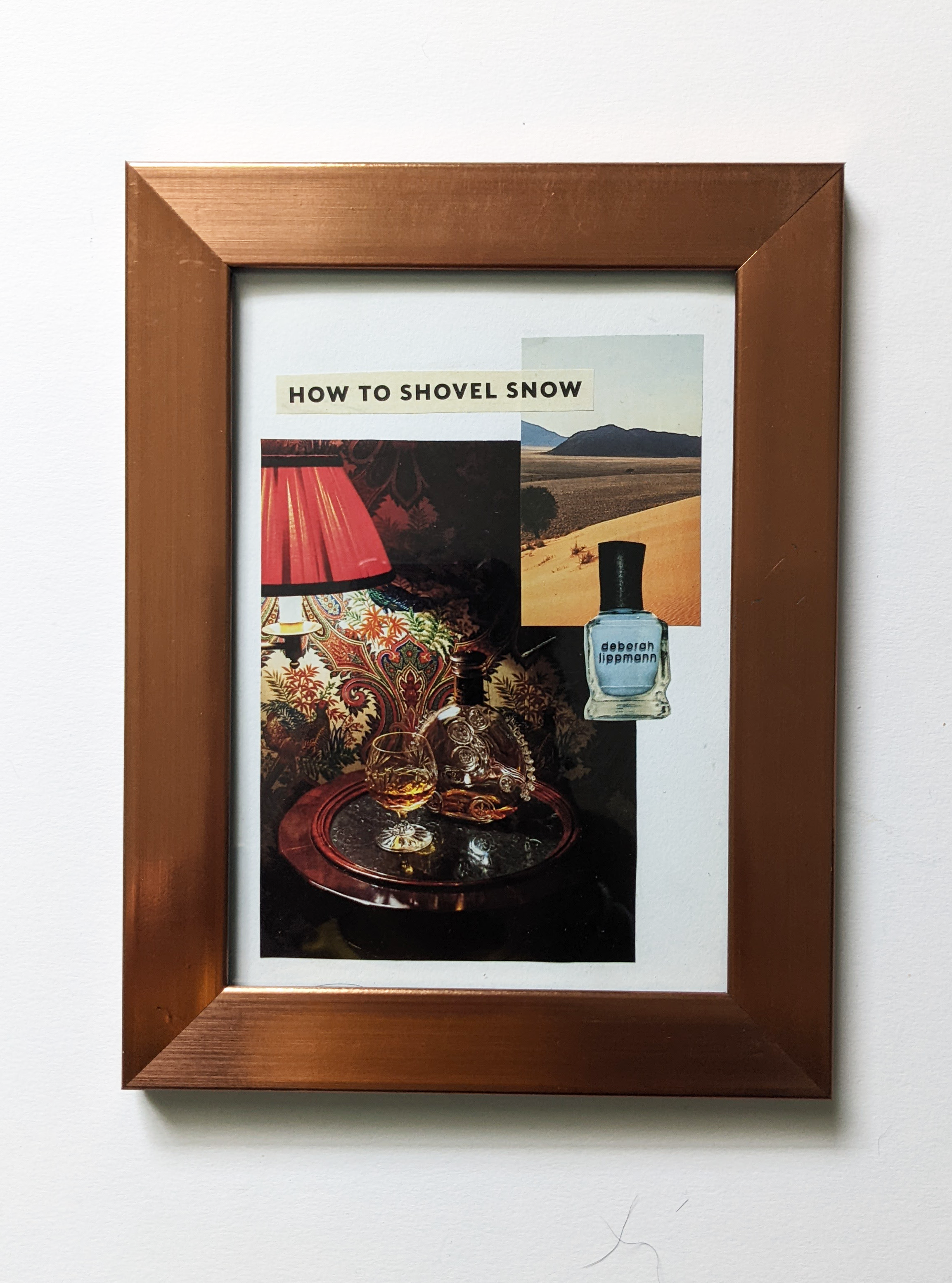 How to Shovel Snow // 6"W x 8"H