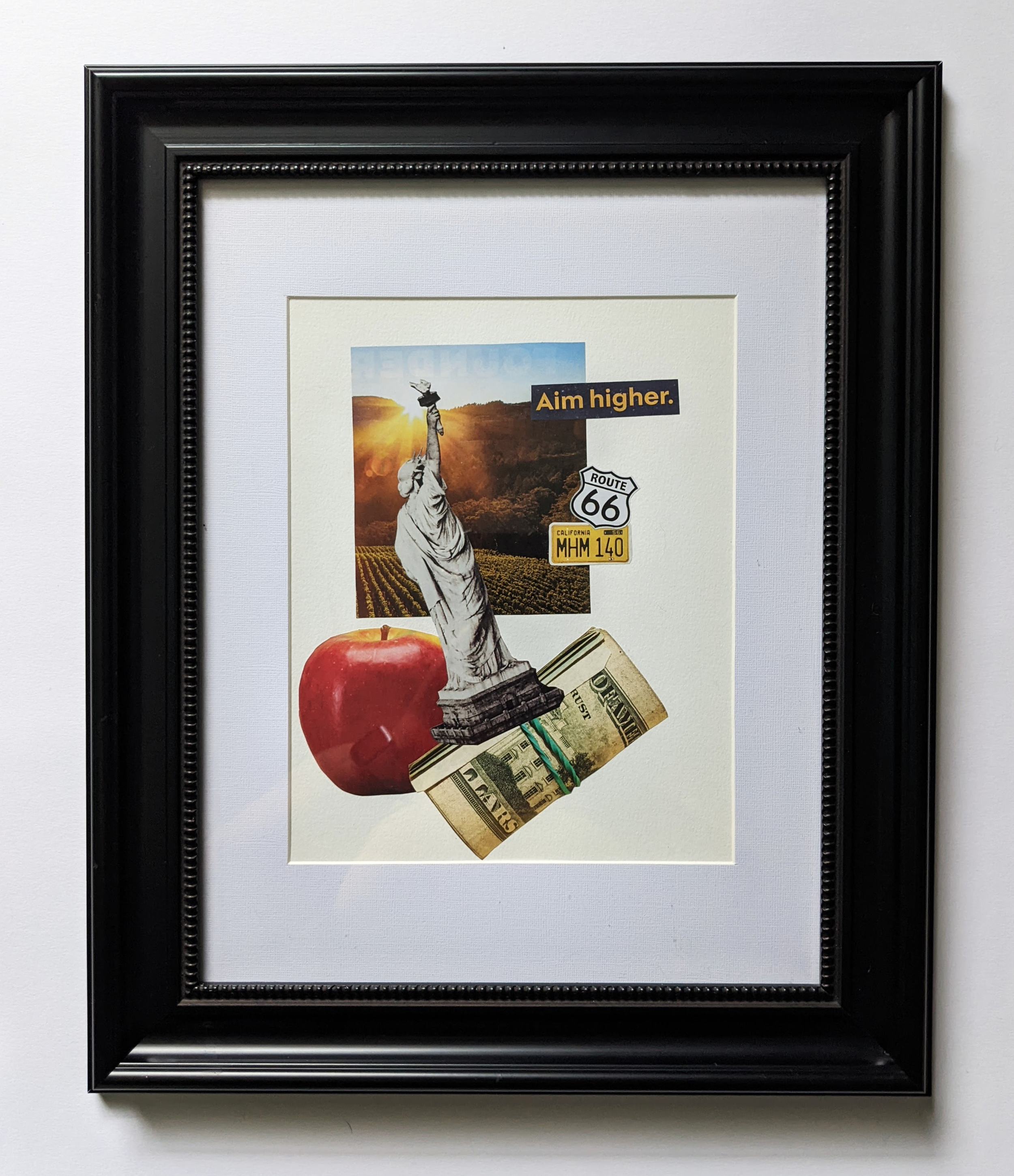 Aim Higher // 14"W x 17"H