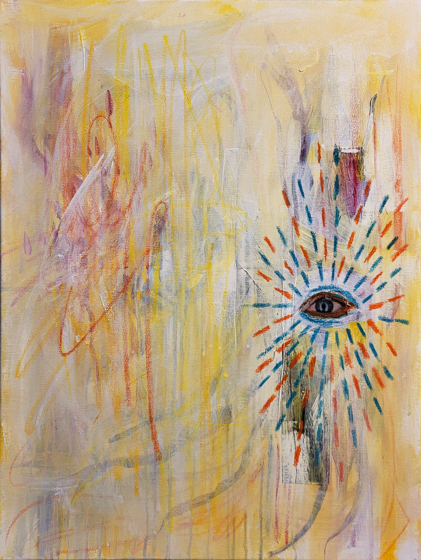 All Seeing // 18"W x 24"H