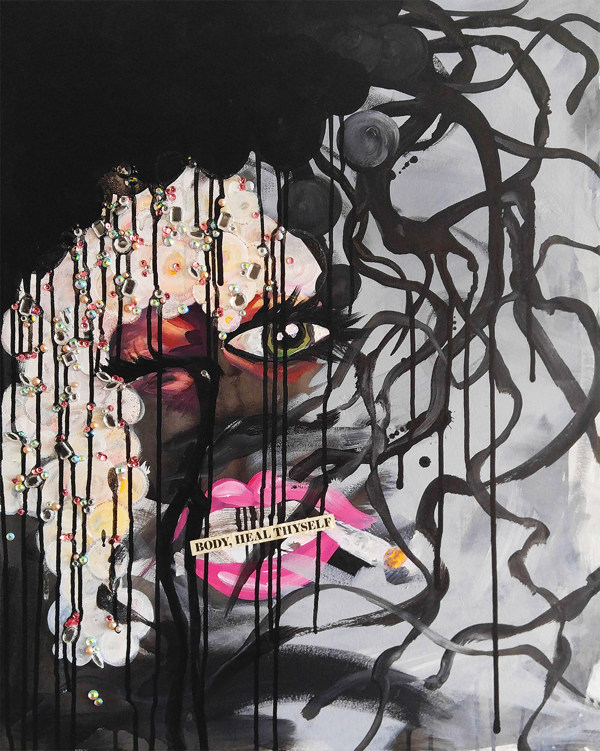 Body, Heal Thyself // 24"W x 30"H