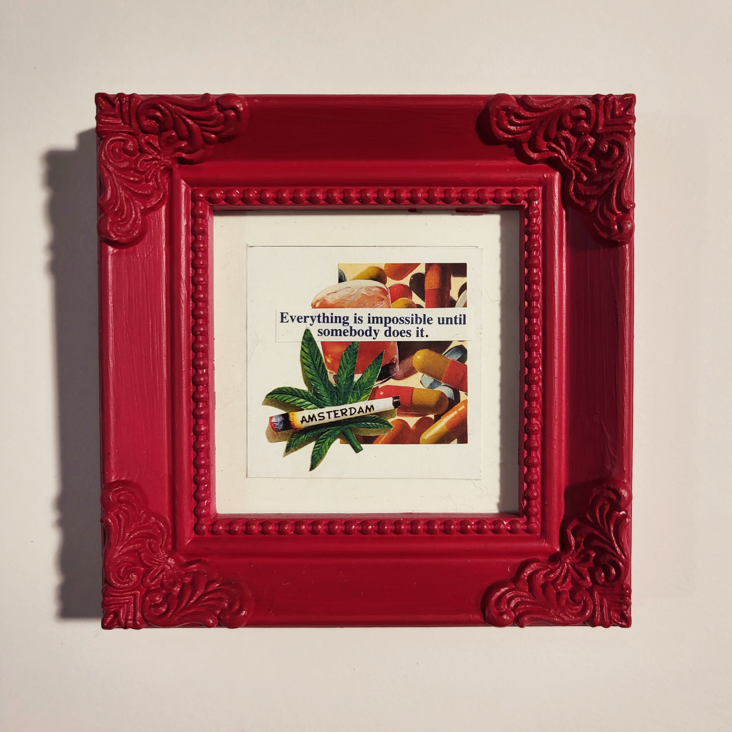 A Little Party Never Killed Nobody // 4"W x 4"H