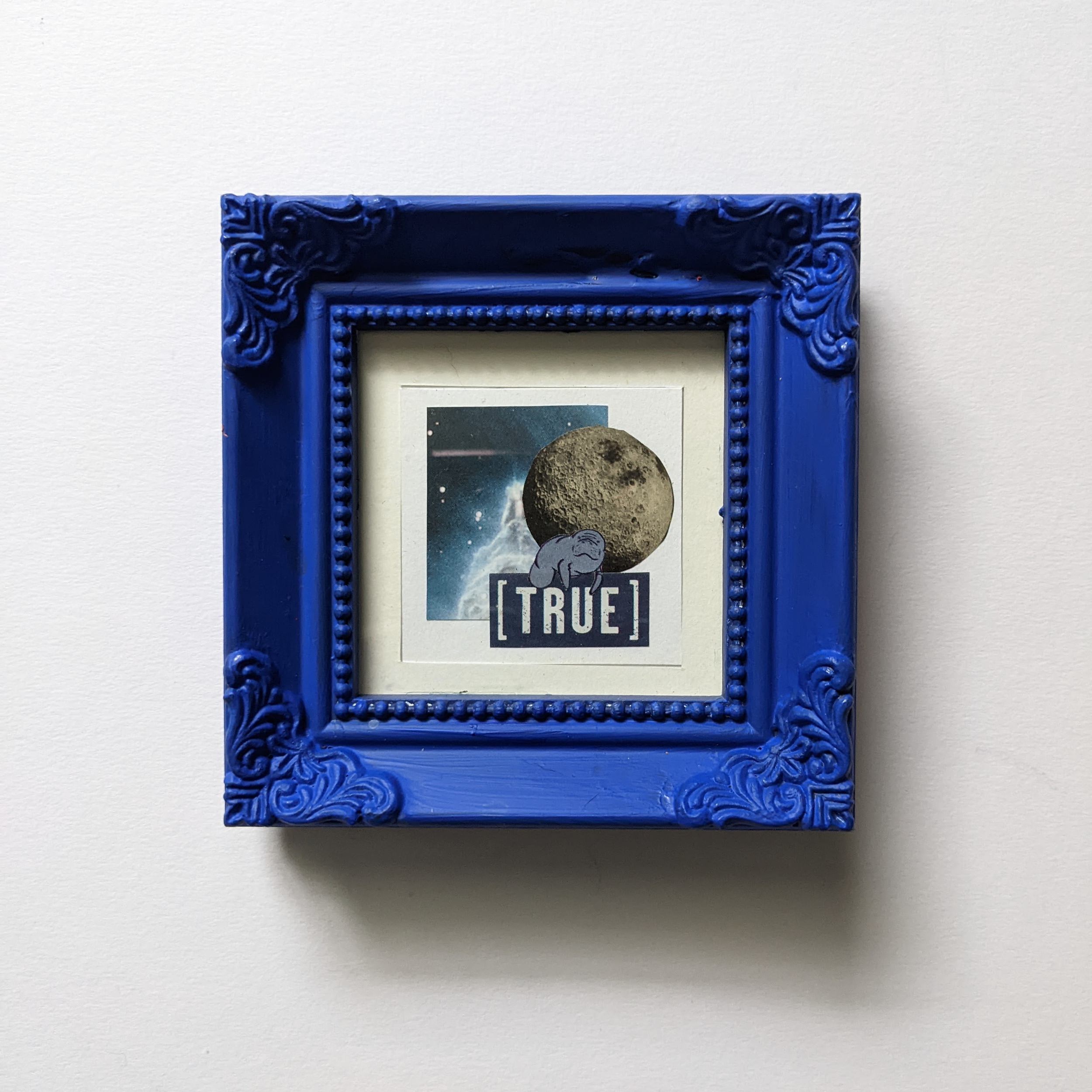 True Blue // 4"W x 4"H