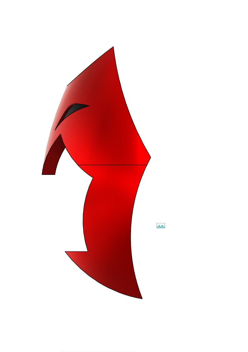 Updated model with curvy back sides
