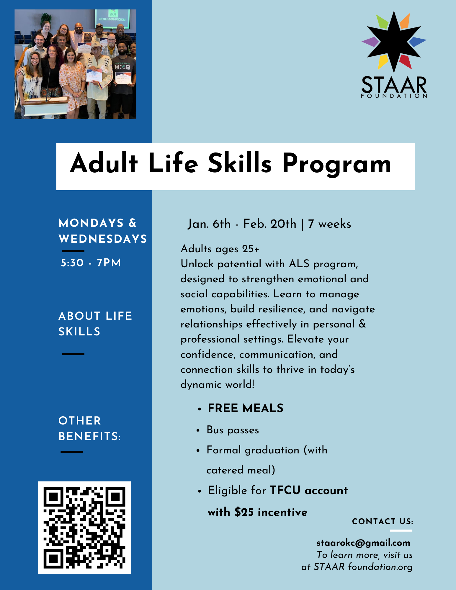 Adult Life Skills — STAAR Foundation