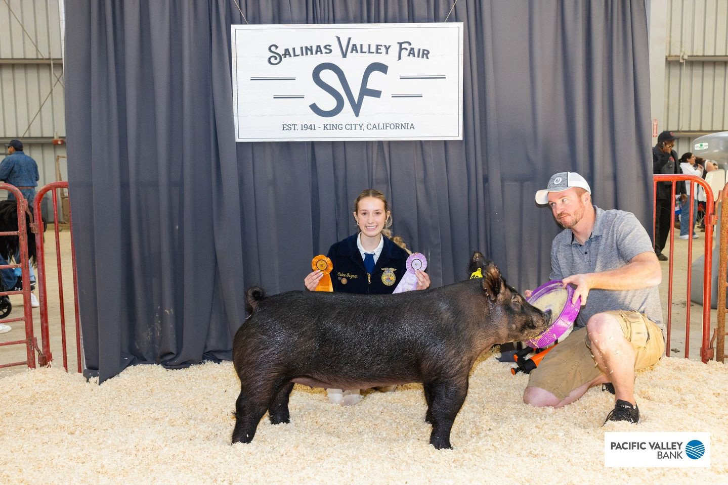 Salinas Valley Fair Reserve Champion FFA Market Hog  Shown by Cadee Guzman  (Copy)