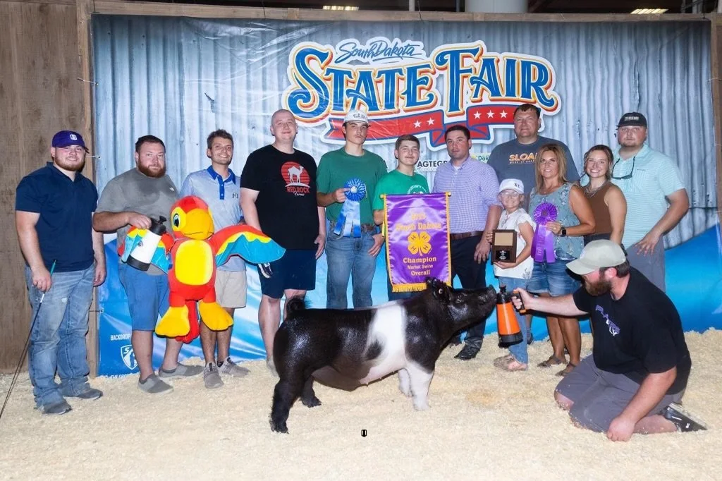 South Dakota State Fair Grand Champion Market Hog  Shown by Cayson Bratland