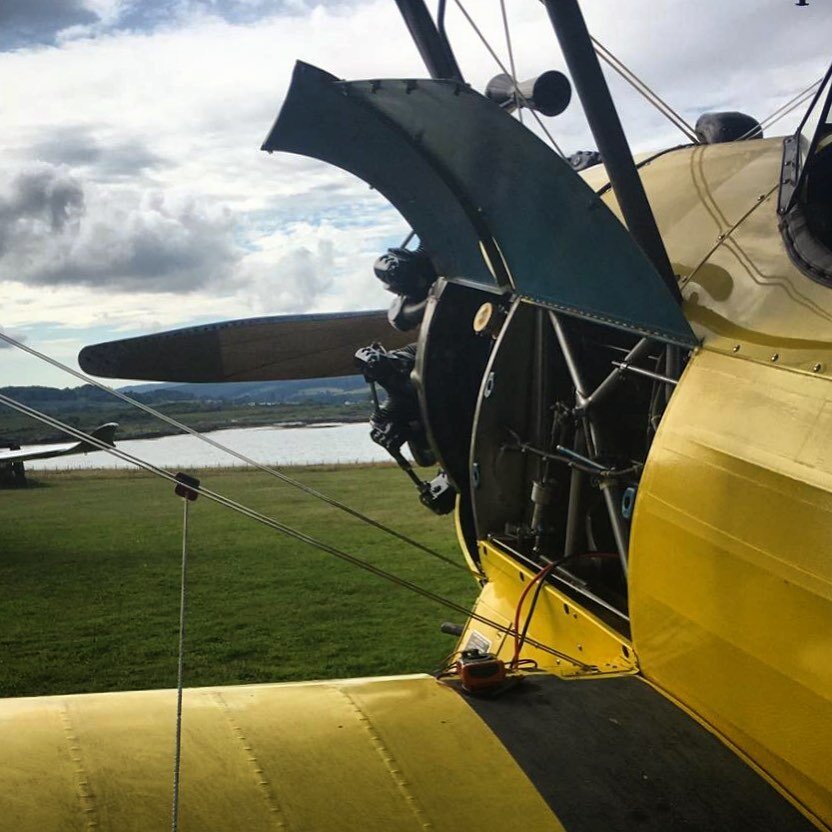 Back on base 😎
The Stearman's winter sojourn lasted about a year longer than usual but we both made it home in one piece. 
.
.
#glenforsahotel #glenforsa #boeingstearman #stearman #biplane #usmail #aviation #aviationlovers #aviationdaily #scottishav