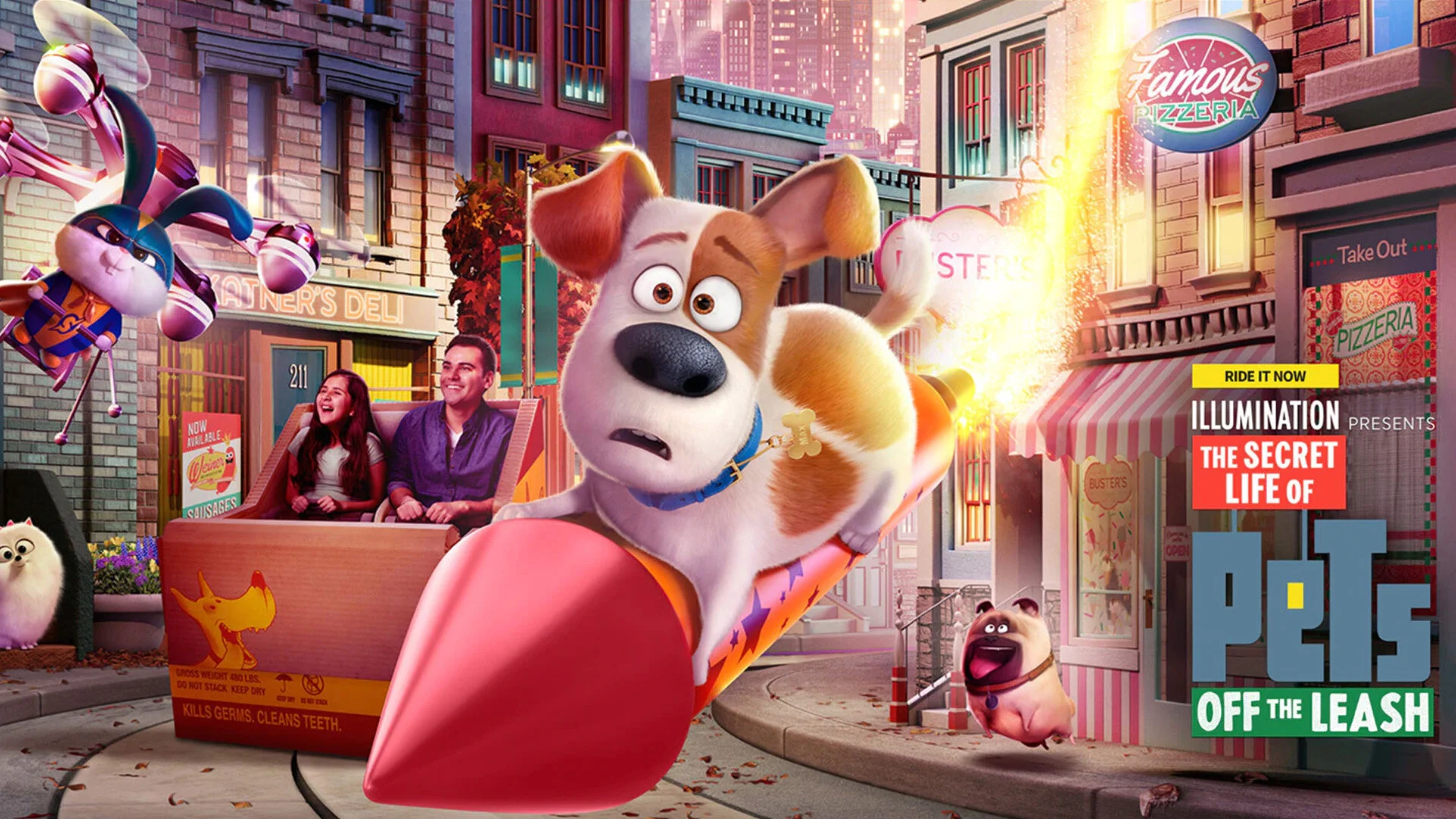 The Secret Life of Pets Off the Leash Squeeze Animation