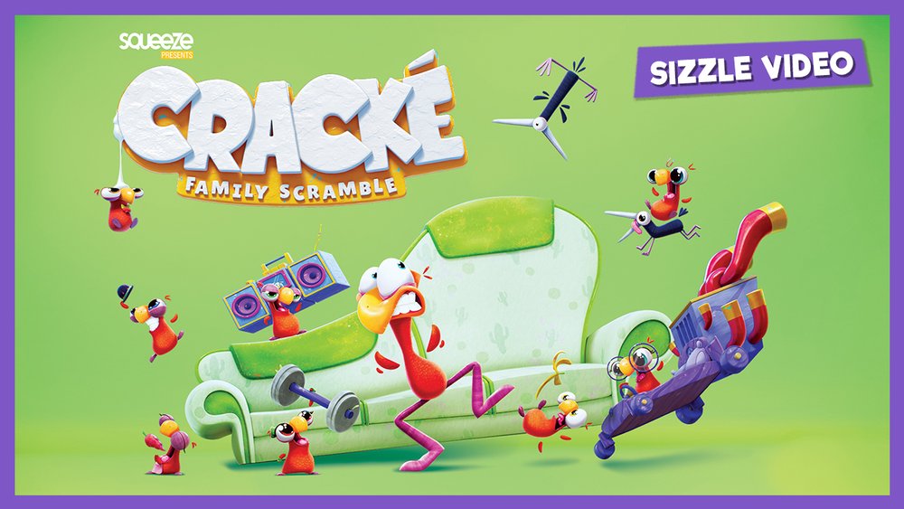 They've Hatched! Squeeze Unveils Cracké Family Scramble at the Annecy International Animation Film Market (MIFA) | Squeeze Animation Studios They've Hatched! Squeeze Unveils Cracké Family Scramble at the Annecy International Animation Film Market (MIFA) | Squeeze Animation Studios