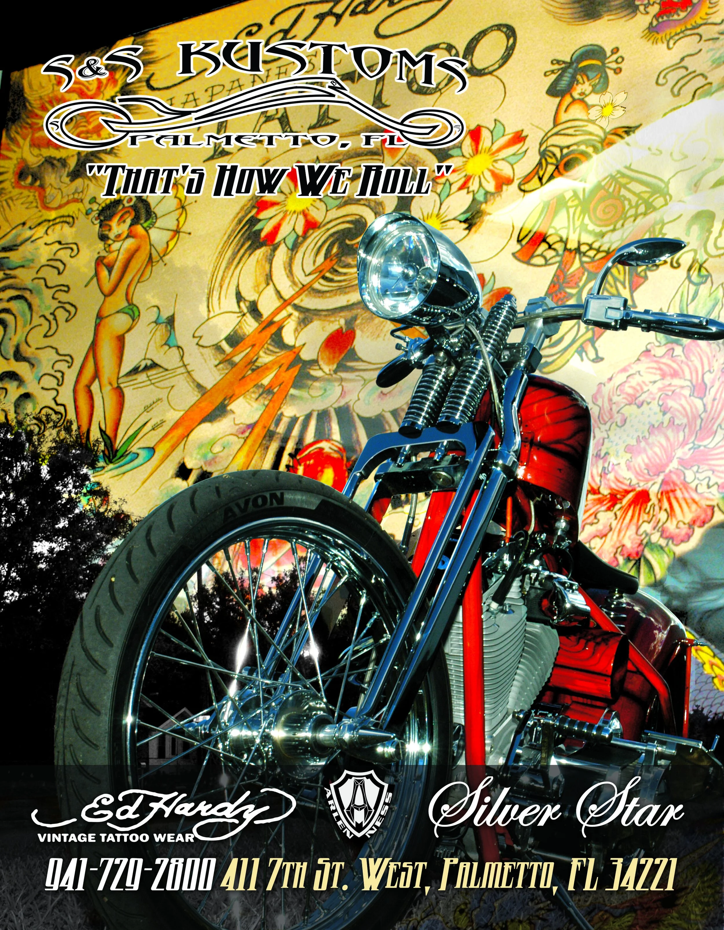 Creative direction and brand awareness strategy for custom motorcycle brand SS Customs
