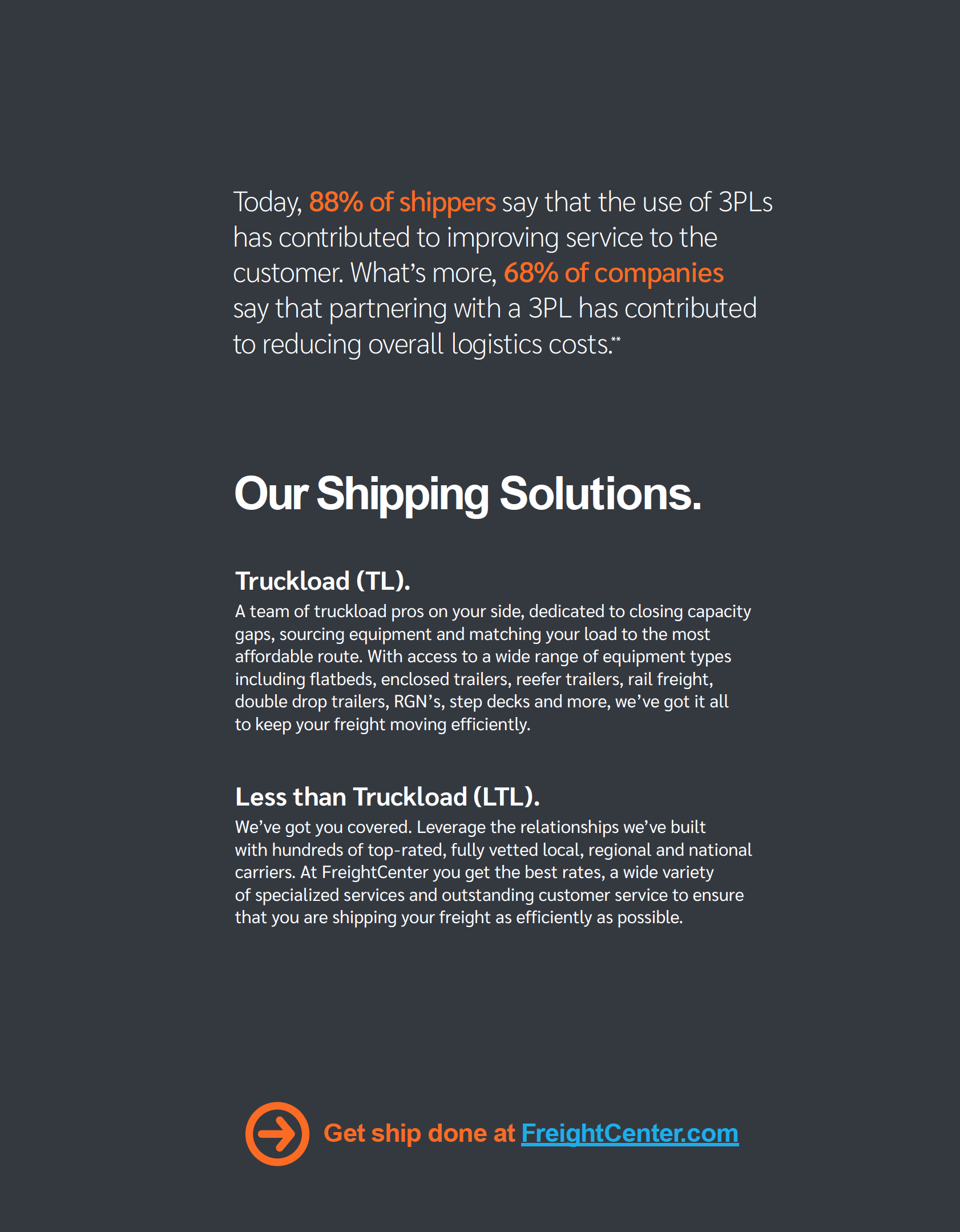 Marketing collateral - creative direction and content development