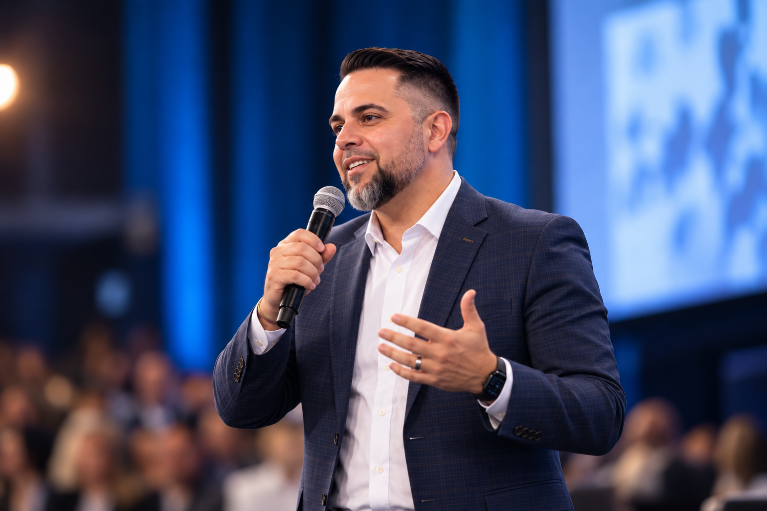 Nick Betlow speaking at National Sales & Service Meeting